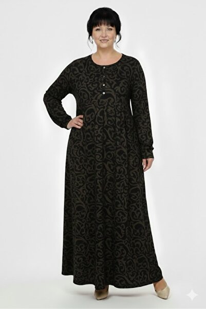 elma abone Plus Size Robali Mother Dress