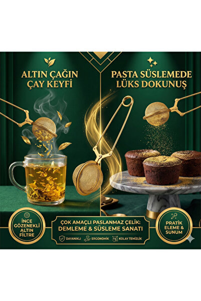 LOVYCO Stainless Steel Flour Cocoa Powder Sugar - Practical Brewing Strainer,...