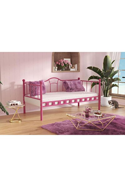 Mobilya Dükkanım Kamelya Sedir 90x200 ARM149 Pembe