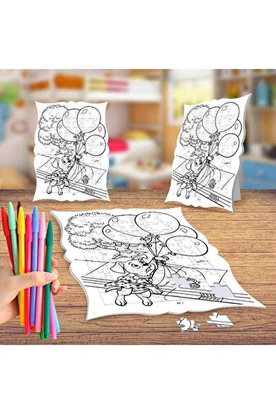 Genel Markalar Alvin Ve Sincaplar Boyama Puzzle Tablo Çocuk Eğitici Yapboz