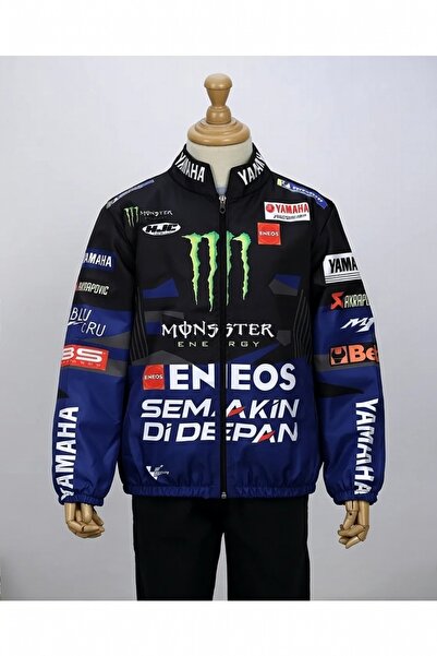 Lushen Çocuk Paraşüt Kumaş Oversize Dijital Baskılı Siyah Rüzgarlık Yağmurluk...