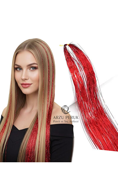 arzuperuk peruk ve saç atölyesi Hair Tinsel Saç Simi - HT11