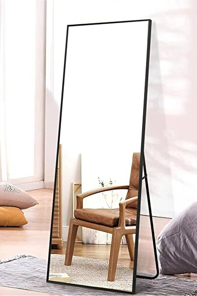 N.zone In Zone full-length floor mirror, 160x50 cm, with a black aluminum frame