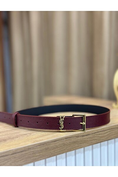 ERDESIGNN KADIN KEMER CEKET KEMERİ PANTOLON KEMERİ ELBİSE KEMERİ BORDO KADIN ...