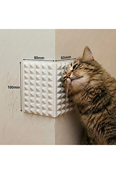 Maker Deha Kedi Kaşınma Köşe Aparatı – Duvar Köşesi Kaşıma Masaj Pedi – Evcil...