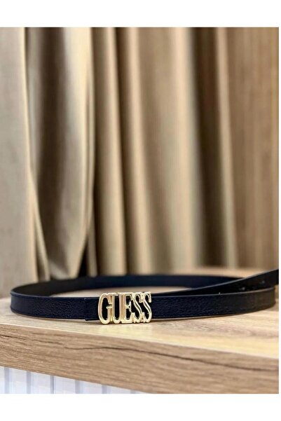 ERDESIGNN KADIN KEMER PANTOLON KEMERİ ELBİSE KEMERİ KADIN SİYAH KEMER GOLD DE...