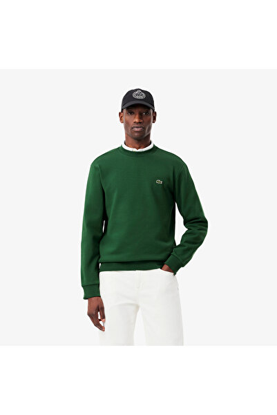 Lacoste سويت شيرت من الصوف بياقة دائرية - SH9608-00-132