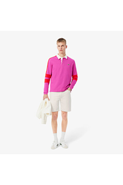 Lacoste شورت برمودا جينز بقصّة مستقيمة - FH9932-00-70V