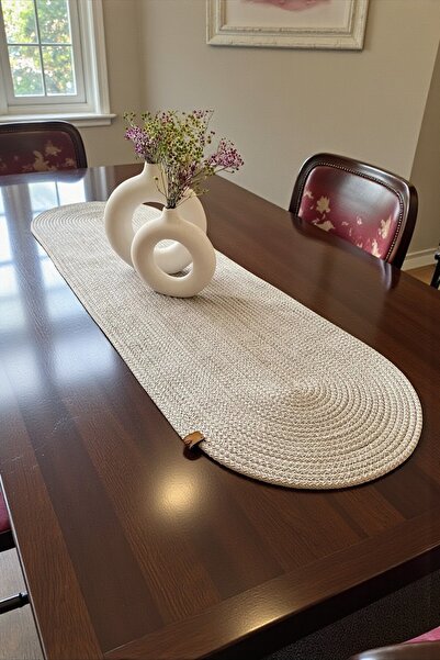 MS Glassware 100x30 Cm Grey WickerRunner - Decor de masă și cârpă de cafea pe...