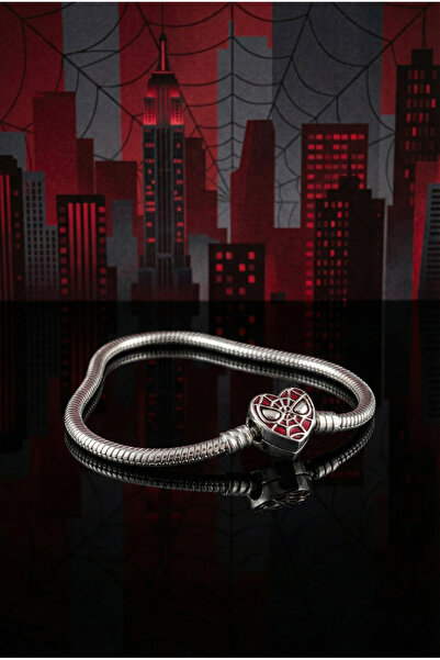 shop Örümcek adam Klipsli Charm Bileklik | Premium Paslanmaz Çelik