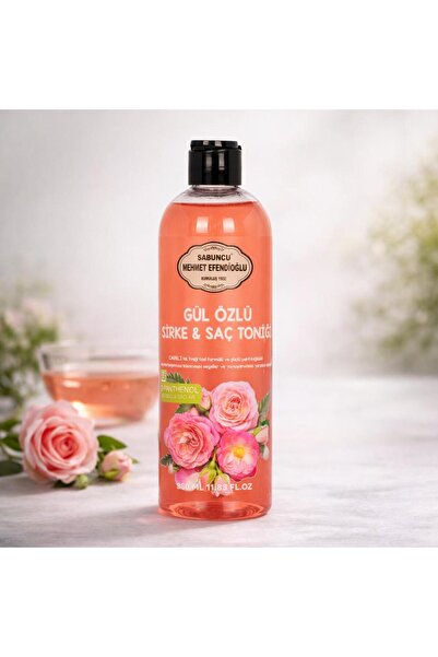 Sabuncu mehmet efendioğlu saç toniği sirkesi gül özlü 300 ml