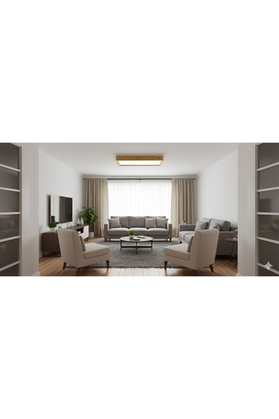 NzrWood Dekoratif Ahşap 30 x 60 Led Panel Kasası