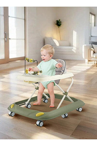 Ominii مشاية أطفال قابلة للطي متعددة الوظائف مضادة للانقلاب