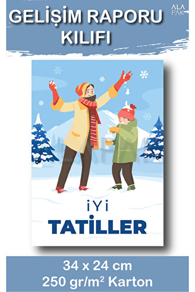 Alapak Gelişim Raporu Kılıfı - Anne & Çocuk Temalı Gelişim Raporu Dosyası (1 ...