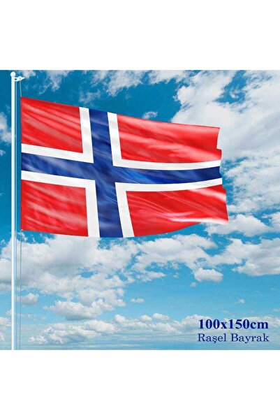 Asilmeydan Norveç Bayrağı - 100x150 cm (1 metre x 1,5 metre) - Raşel Kumaş