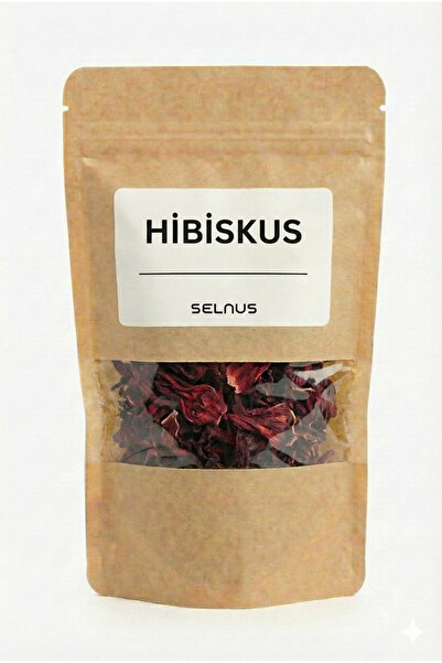 SELNUS Hibiskus 30 Gr (Hibiscus sabdariffa) - Nar Çiçeği Mekke Gülü - Doğal B...