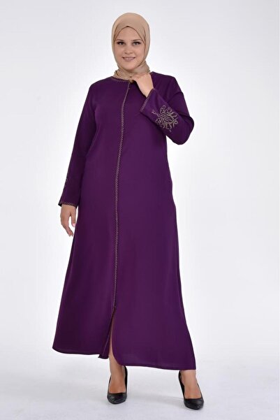 Jamila Embroidered Hidden Zipper Ferace