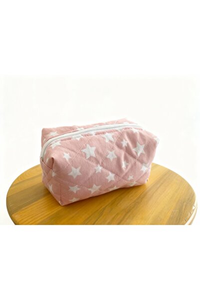 Bestway ve Diğeri Quilted Star Pattern Makeup Bag Cosmetic Organizer - Large ...