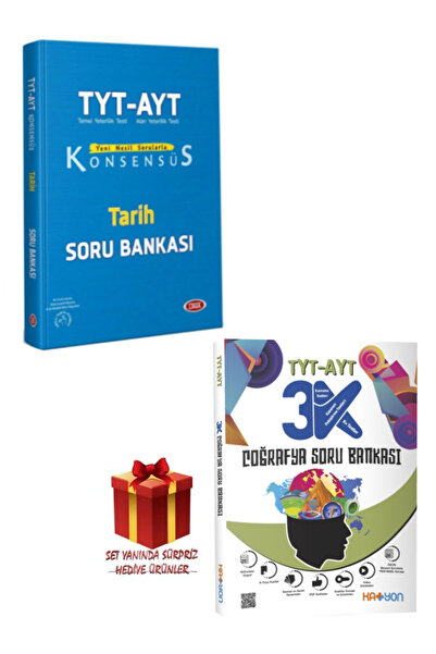 Referans Yayınları TYT AYT Tarih Soru Bankası+TYT AYT Coğrafya Soru Bankası+H...