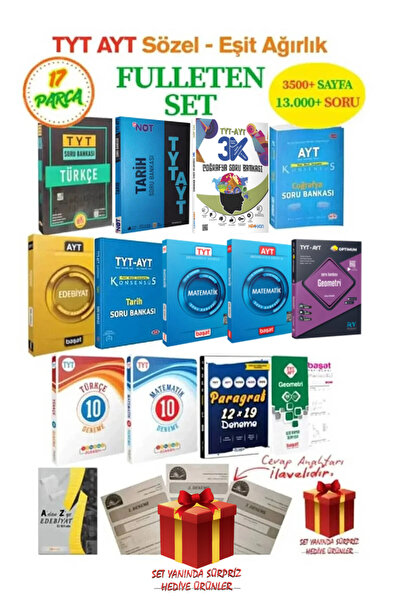 Başat Yayınları Tyt-ayt Ea-sözel Set 13000 Soru