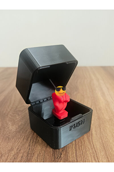HobiHub 3D içinden Nah El haraketi çıkan /Yaylı Nah Kutusu - OTOMOTİK DEĞİLDİR EL İLE AÇILIR
