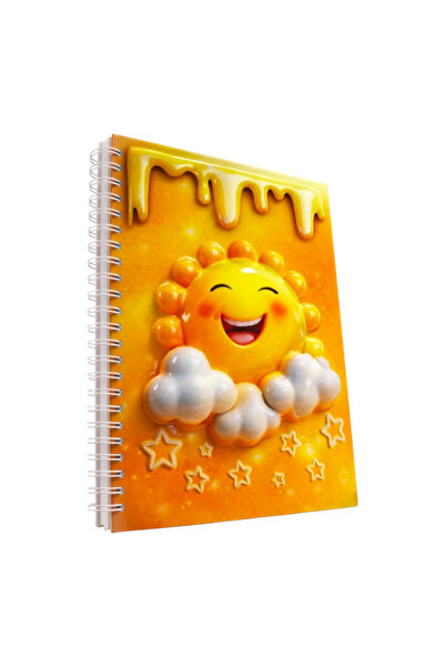 OMATEK SMART TECHNOLOGIES دفتر ملاحظات حلزوني ثلاثي الأبعاد من سونر ميلر