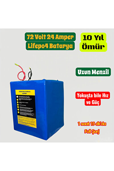 Volta 72 volt 24 amper Lifepo4 Akü