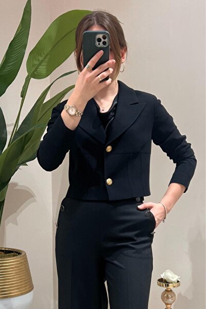 Ekol İki Düğme Midi Blazer Ceket