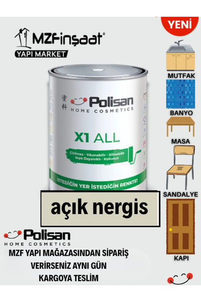 Polisan X1 All Açık Nergis - 0,75 L