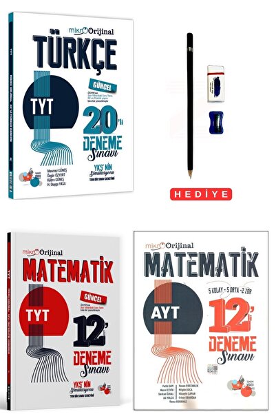 Orijinal Yayınları Mikro Orjinal Tyt Türkçe 20'Li ve Tyt-Ayt Matematik 12'Li ...