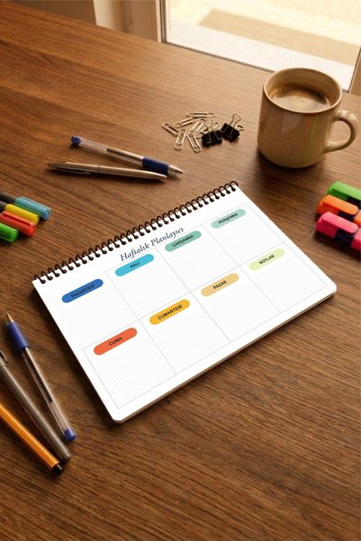 Tieni Notepad Weekly planner, weekly planner, 14x20cm, A5 50 Sheets Kd723