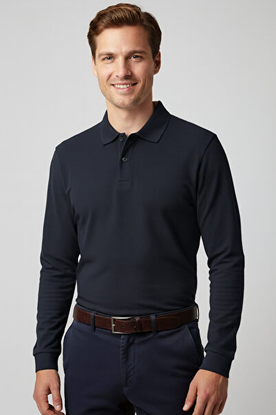 HG POLO YAKA UZUN KOLLU TİŞÖRT