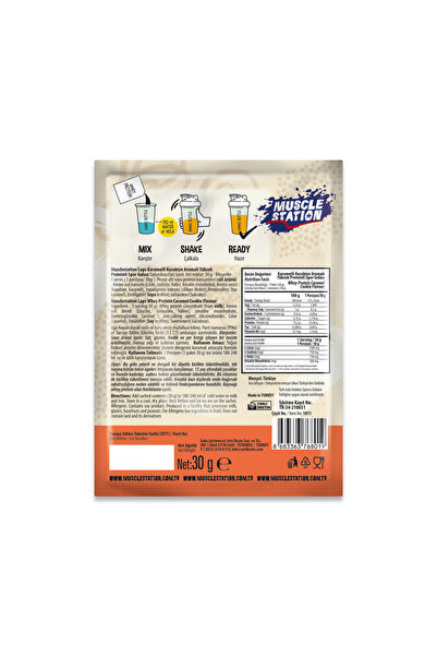 Muscle Station Musclestation Laps Protein Tozu Caramel & Cookie 720gr