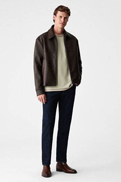 GRIMELANGE تي شيرت رجالي من PATO مصنوع من القطن العضوي بنسبة 100% برقبة دائري...