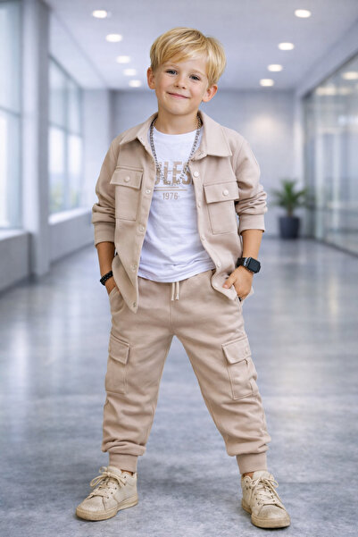 RAPAPA Boy's Holiday Doble Face Fearless 3 Piece Bottom Top Suit 1103V