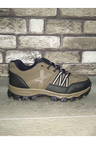 Bukond Outdoor Trekking Water Resistant Lace-Up Non-Slip Sole Winter Shoes