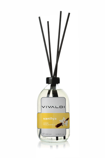 Vivaldi Home Vanilya Çubuklu Oda Kokusu 100 ml, Tatlı ve Kalıcı Vanilya Aroma...