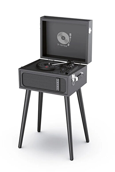 Kensa Bluetooth Retro Pikap – Plak Çalar Taşınabilir Çanta Tasarım, USB & AUX...