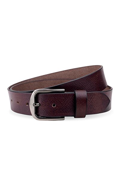 Classic Milano Genuine Leather Belt Men - Semi-Casual Men's Belts - Black & B...