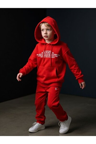 Zekids Hanorac cu glugă scris pentru băiat