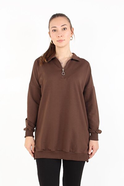 Mckanzie 6059 material elastic Compact bumbac moale Hanorac cu guler polo