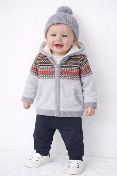 MAYORAL Gray Baby Boy Cardigan 24 Months