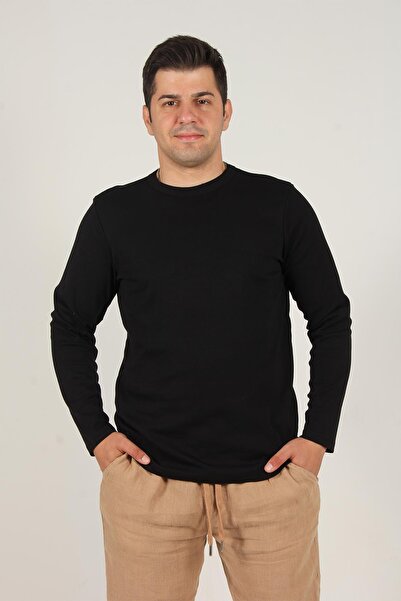 Mckanzie 5074-1 سترة ريبانا كاملة التفصيل بياقة دائرية