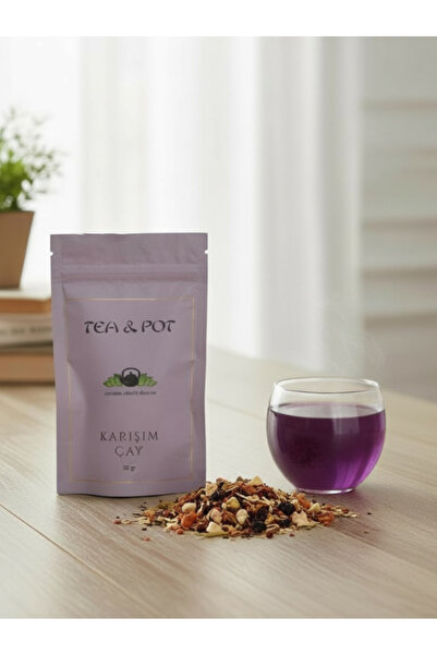 Tea&Pot PURPLE DREAM - MAVİ KELEBEK BİTKİSİ VE MEYVE KARIŞIMI