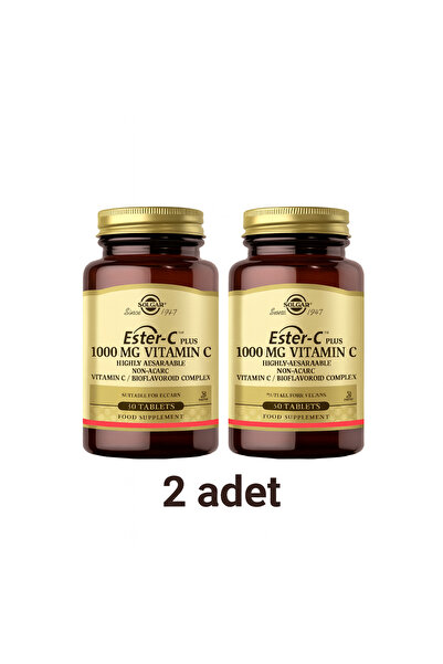 Solgar Ester-C™ Plus 1000 mg (Mide hassasiyeti yaratmayan C vitamini desteğid...