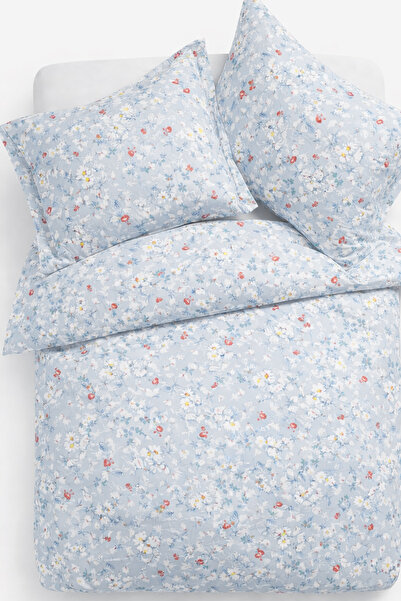 İQON Double Duvet Cover Set Daisy Yellow Setçi̇ft