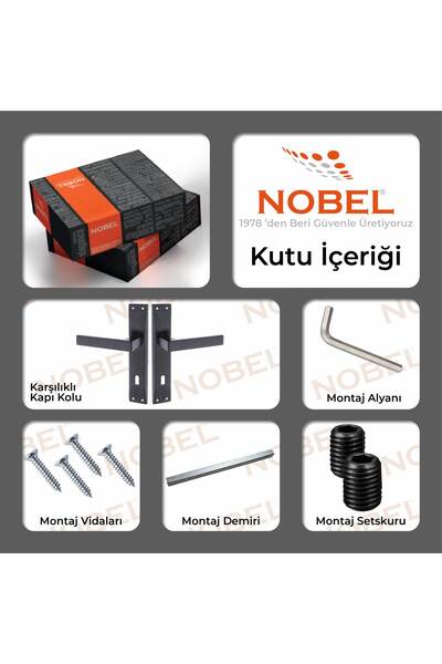 Nobel Pro Avanti Kapı Kolu Matsiyah Aynalı Oda