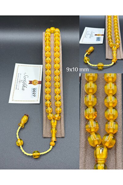 Kehribar ÖZEL ÇUBUK SIKMA TESBİH