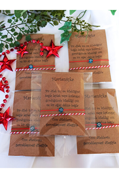 DENİZDENAL Marteniçka Hediye Dilek Bilekliği 5 Adet