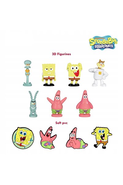 Acubens SpongeBob Sünger Bob Glutensiz Çikolatalı Sürpriz Yumurta 3 Adet (Hediyeli)
